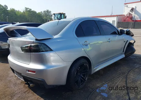 2015 Mitsubishi Lancer Evolution Gsr из США, поврежденный, VIN JA32W8FV9FU006713